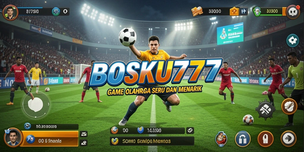 Tangkapan layar dari <strong>BOSKU777</strong> menunjukkan aksi menarik dalam pertandingan olahraga.