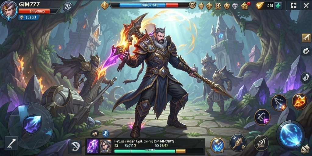 Gameplay GIM777 yang menarik dan penuh aksi di dunia MMORPG.