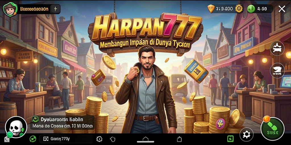 Tampilkan gameplay seru dan manajemen bisnis di HARAPAN777.