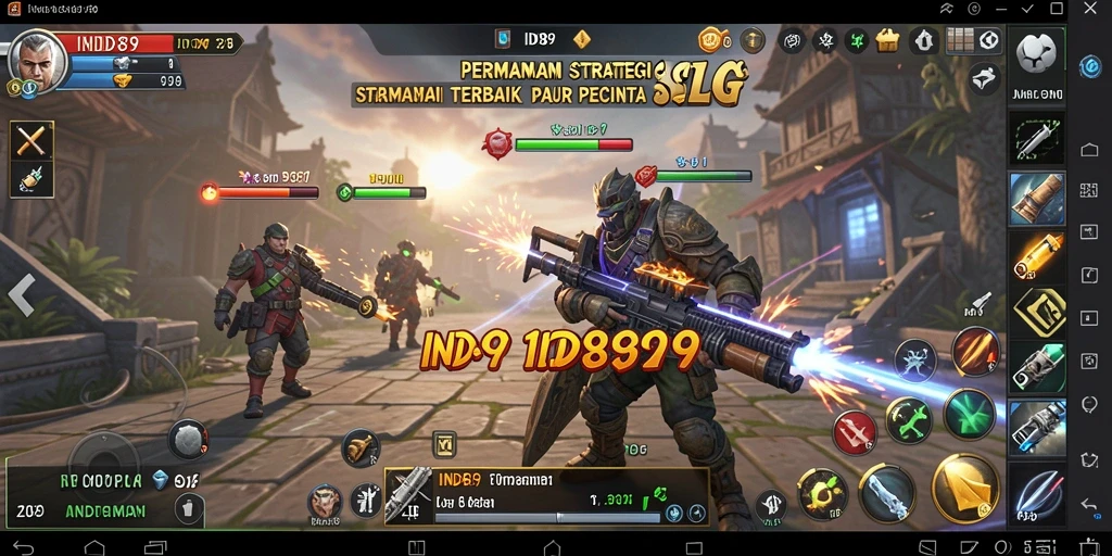 Screenshot IND89 menampilkan pertempuran seru dan strategi yang mendebarkan.