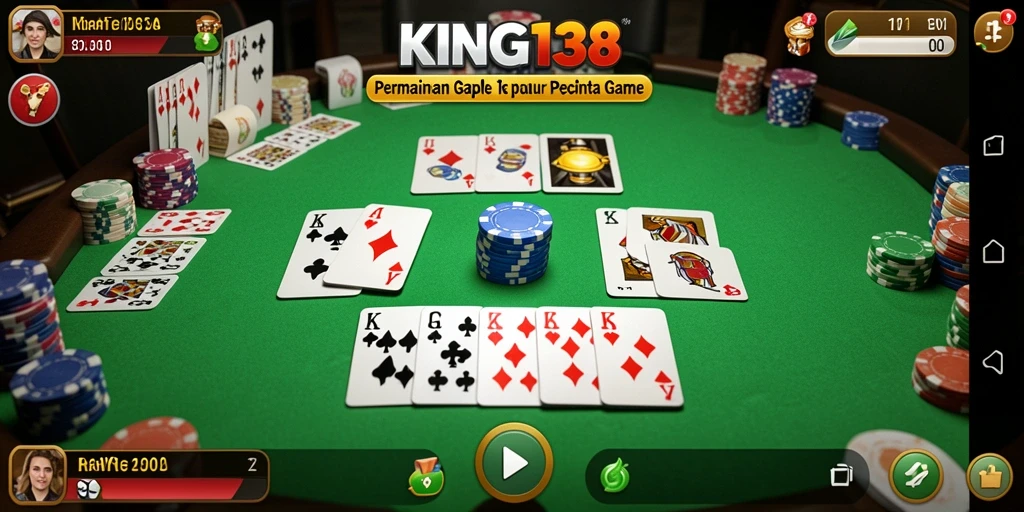 Tampilan gameplay KING138 yang menarik dan interaktif.
