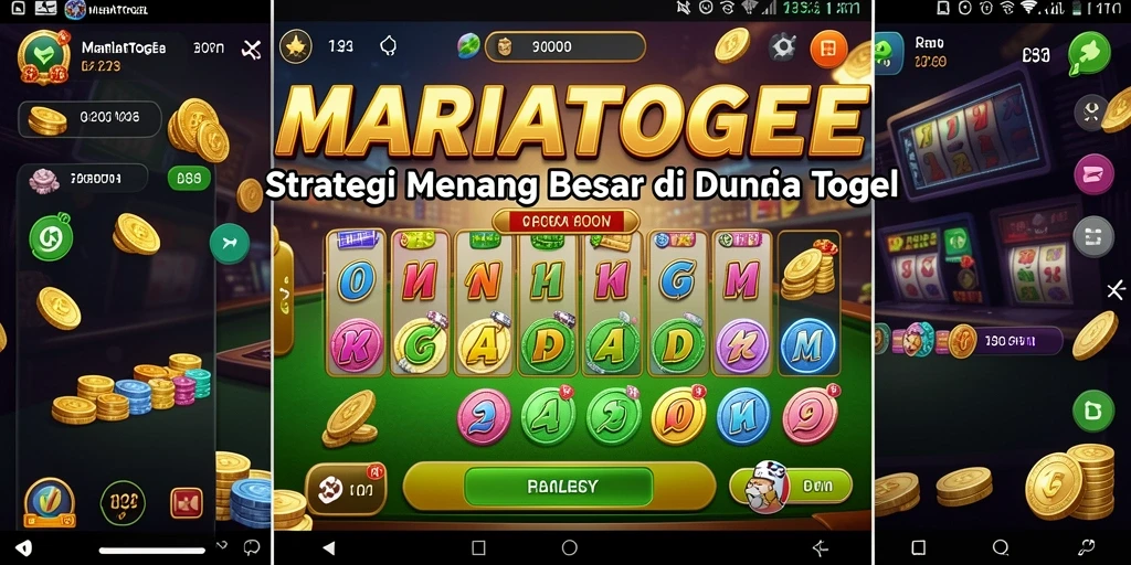 Tampilan gameplay MARIATOGEL yang menarik dan strategis.