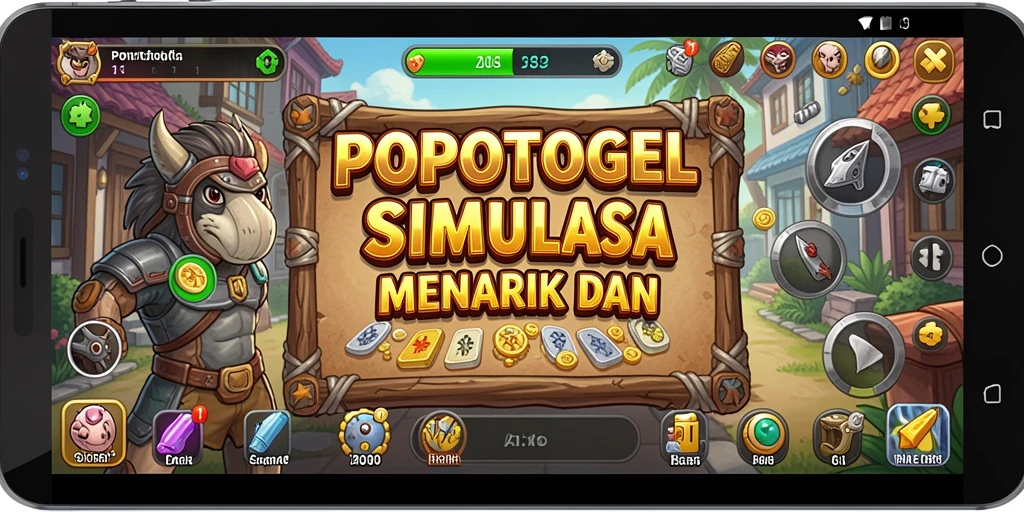 Screenshot gameplay <strong>POPOTOGEL</strong> menunjukkan interaksi dinamis dalam dunia virtual.