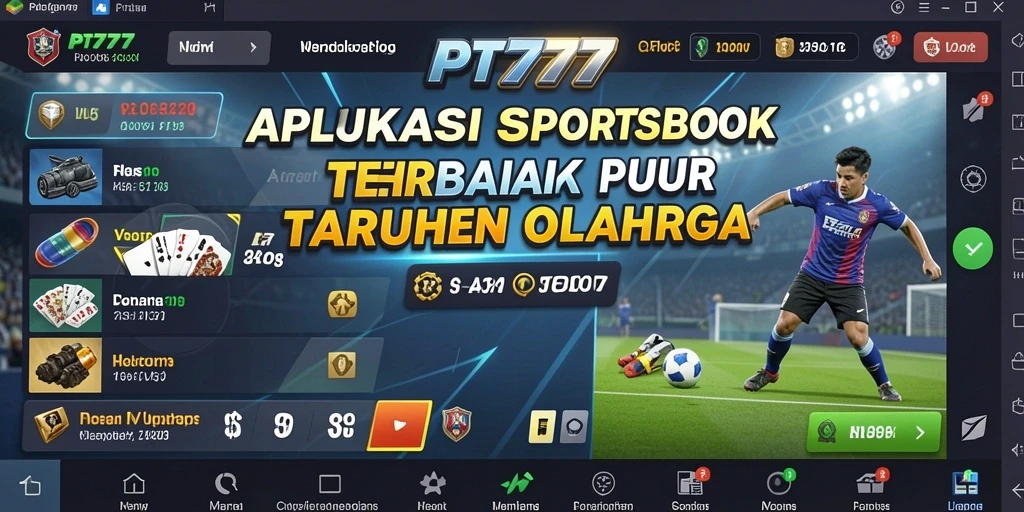 Tampilan gameplay Sportsbook PT777 dengan taruhan yang menarik.