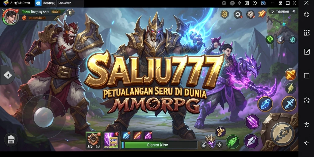 Tampilan gameplay yang menarik dari SALJU777 dengan petualangan seru.
