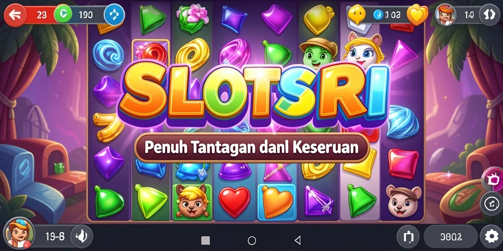 Gameplay SLOTSRI yang menarik dan penuh warna dalam setiap level.