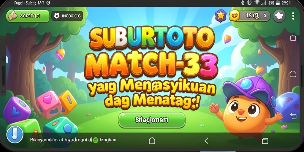 Gameplay seru pencocokan objek dalam SUBURTOTO.