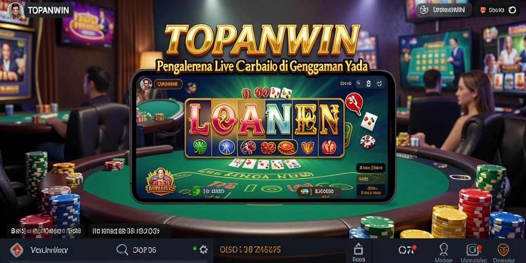 Gameplay Live Casino menarik dengan dealer profesional di <strong>TOPANWIN</strong>.