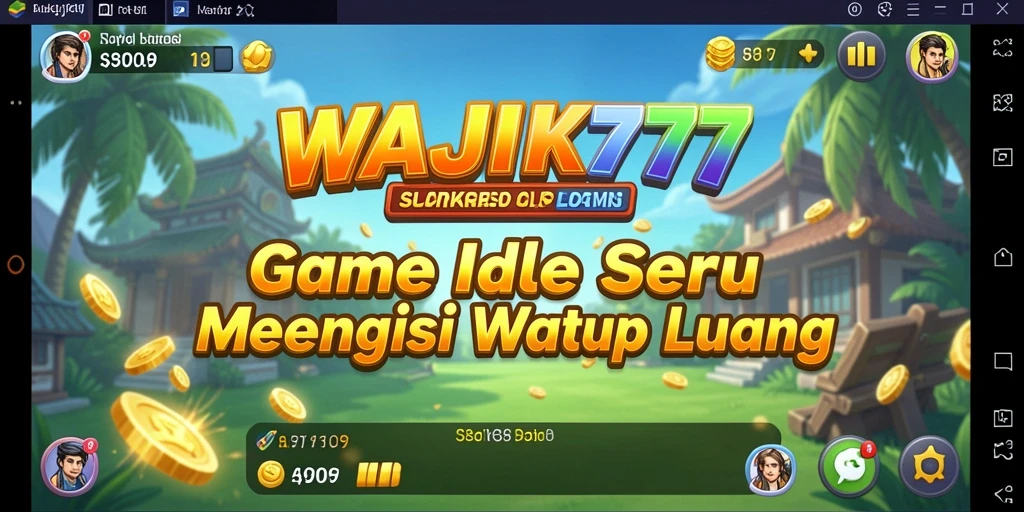 Tampilan utama gameplay WAJIK777 yang seru dan menarik.