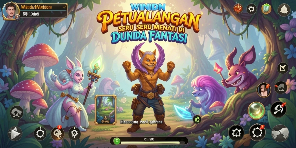Screenshot gameplay WINIDN menampilkan aksi seru dalam petualangan.