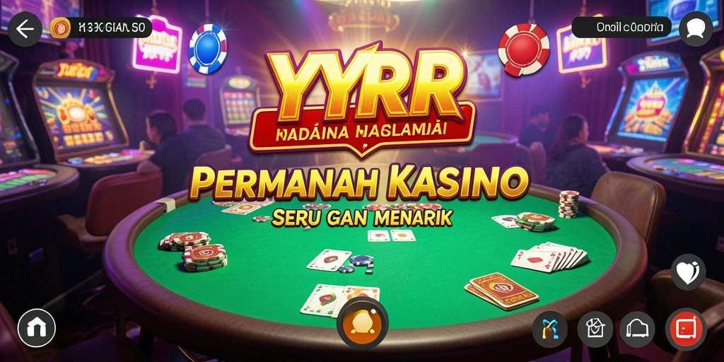 Tampilan gameplay Kasino yang menarik dan mendebarkan di YYRR.
